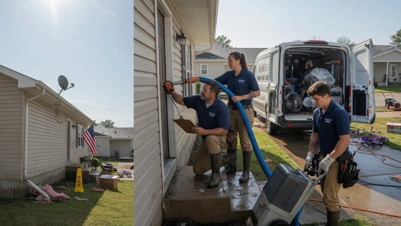 Ceiling Water Damage Restoration in Satin, TX near me